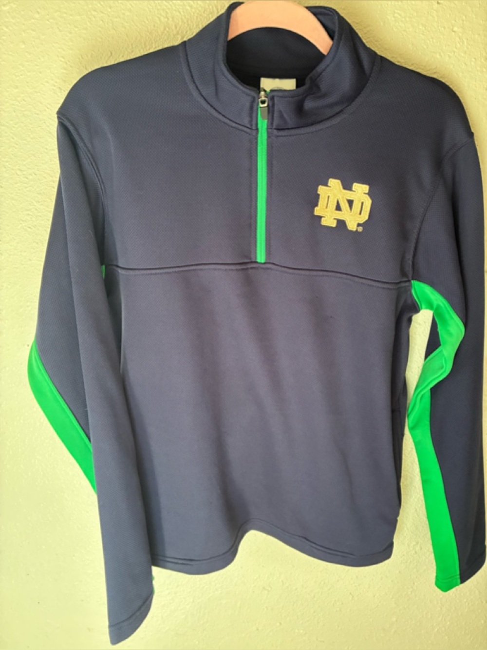 Notre Dame Quarter Zip Jacket